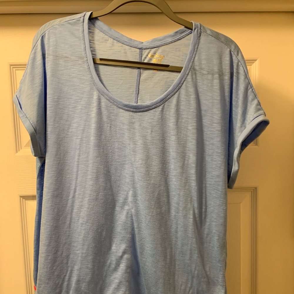 Lilly Pulitzer baby blue shirt XL